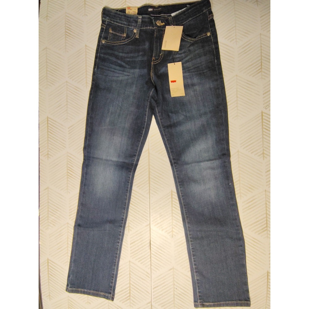 Levis Mid Rise Skinnyβ Jeans Dark Wash Denim Size 6S 28 585750061